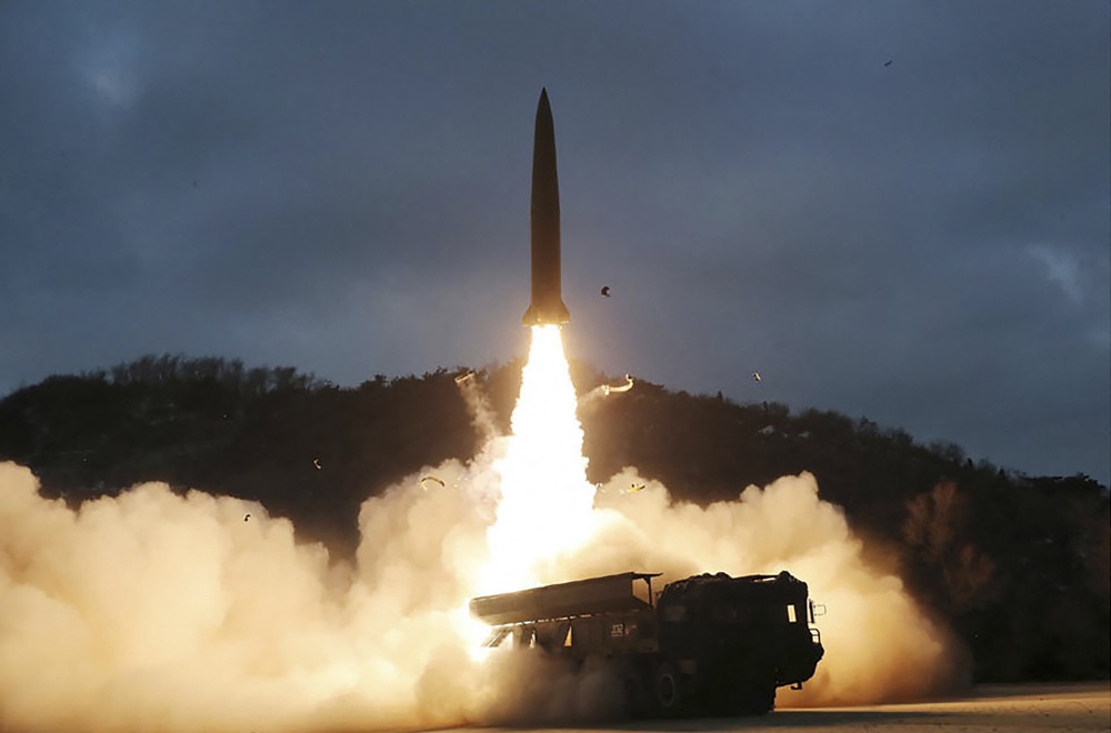 Korea Utara ujicoba rudal hipersonik. AFP/STR